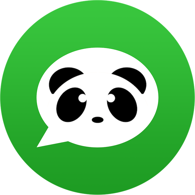 Panda Dictionary Logo - Circle (640x640)