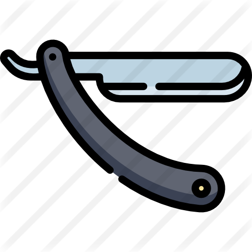 Straight Razor Free Icon - Straight Razor Free Icon (512x512)