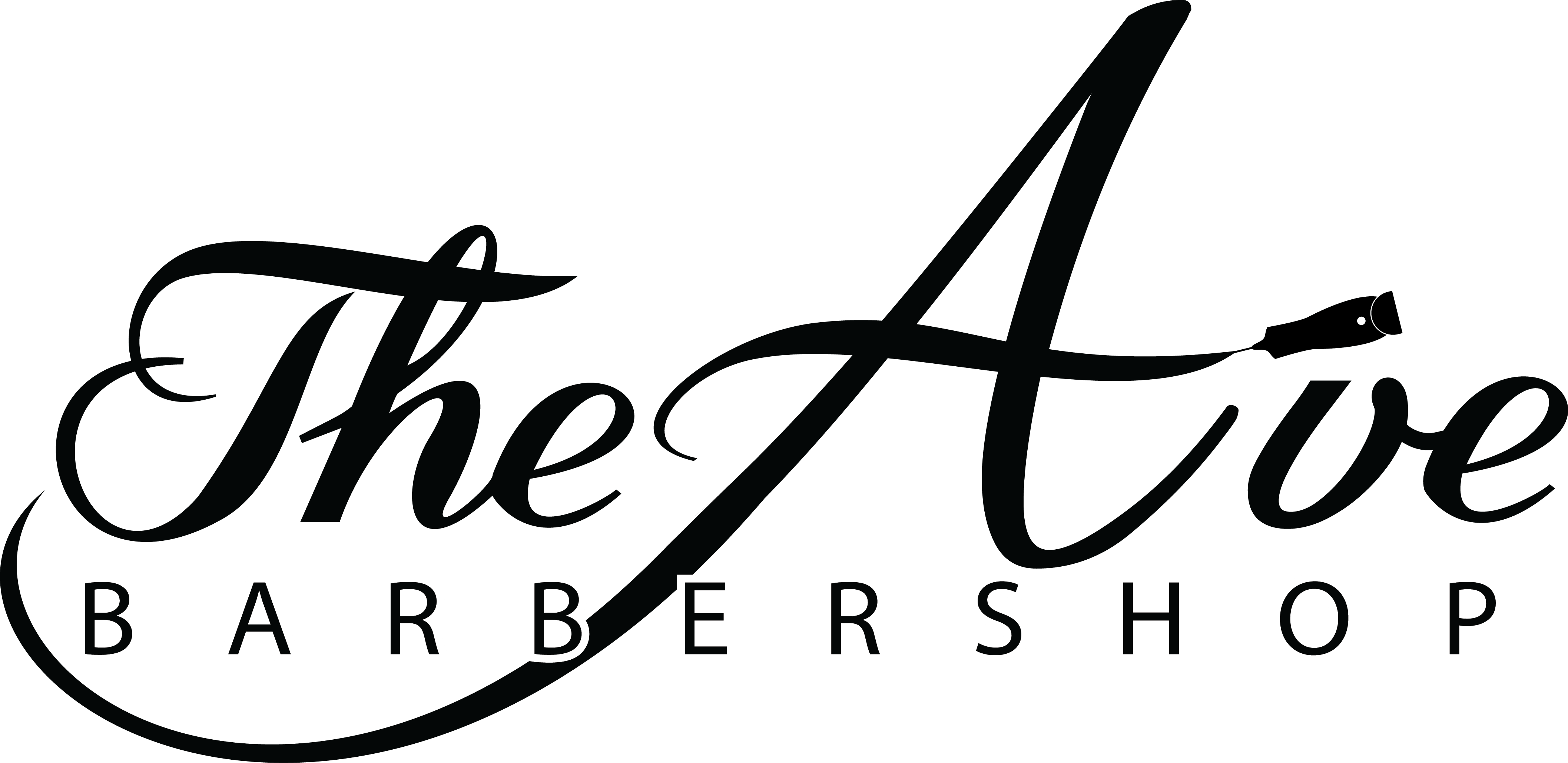 The Ave Yyc Barbershop - Calligraphy (4231x2060)