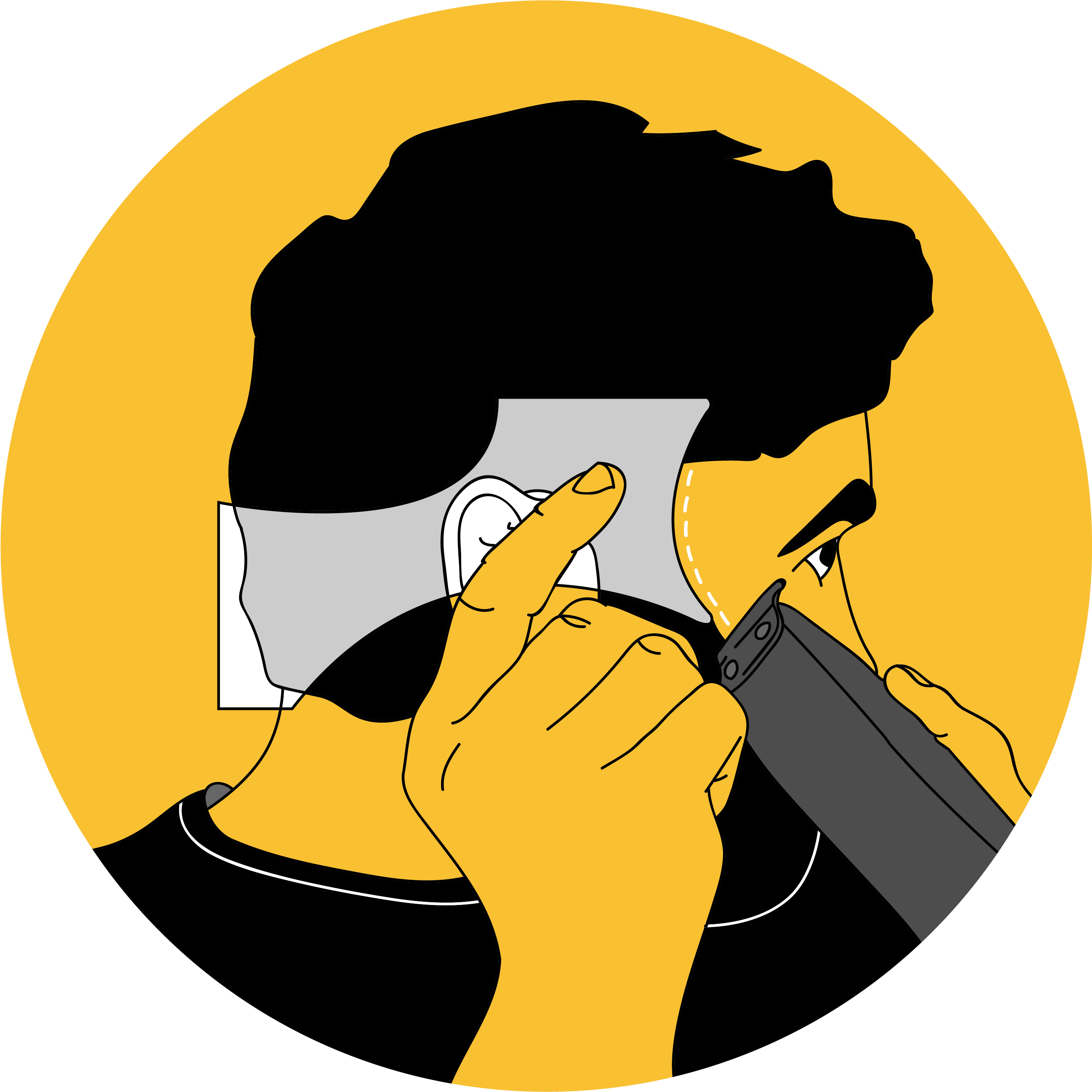 The Cut Buddy - Illustration (3001x3000)