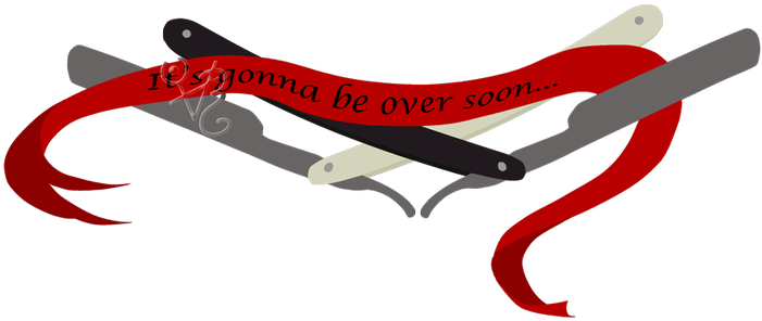 Tattoo, Ribbon And Razors By Rebelmyth - Tattoo, Ribbon And Razors By Rebelmyth (700x303)