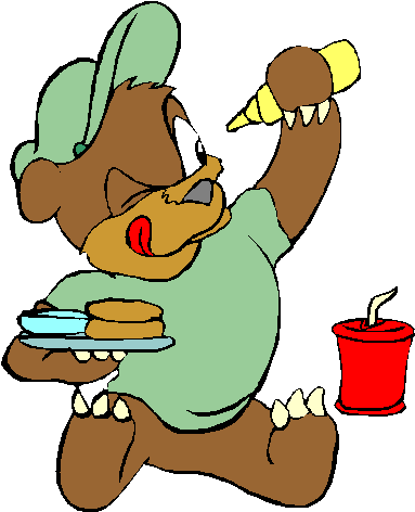 The Mustard Seed Called 'you'and How It Flavours Your - Bear Eating Food Cartoon (397x500)