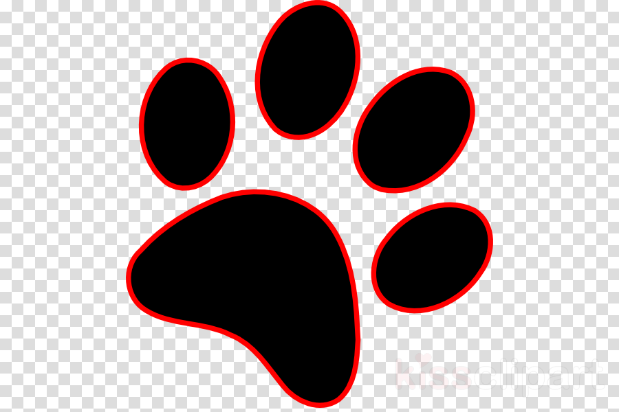 Bobcat Paw Print Clipart Paw Cat Clip Art - Facebook Messenger Icon Transparent (900x600)