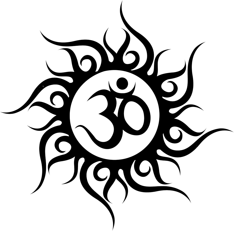 Namaste Symbol Transparent - Om Logo In Png (936x924)