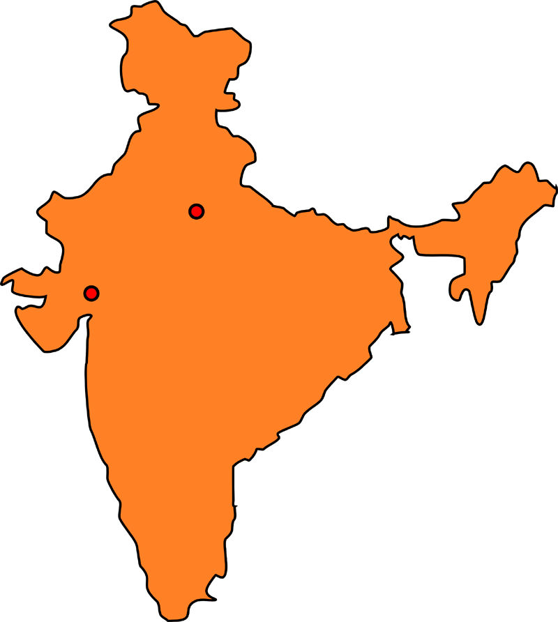 Deccan Plateau On India Map (800x892)