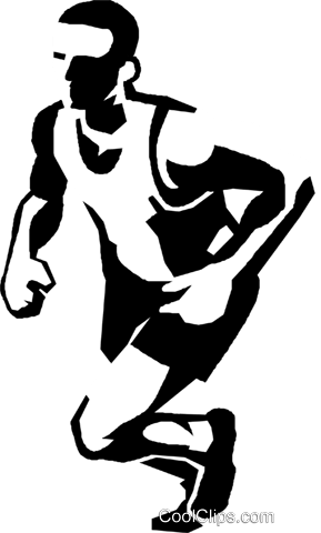 Man Jogging Royalty Free Vector Clip Art Illustration - Illustration (289x480)
