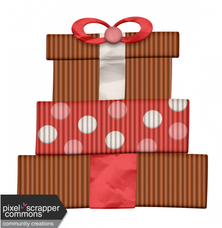 Christmas Gift Stack Element 3 Graphic By Melissa Riddle - Southernmost Point Continental (456x456)