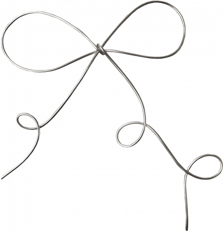 Silver Metal Bow Graphic By Sheila Reid - Silver Metal Bow Graphic By Sheila Reid (456x456)