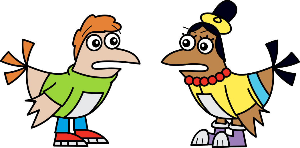 Cyberchase Birds By Lizard Socks Fur Affinity Ⓒ - Cyberchase 2005 (1049x519)