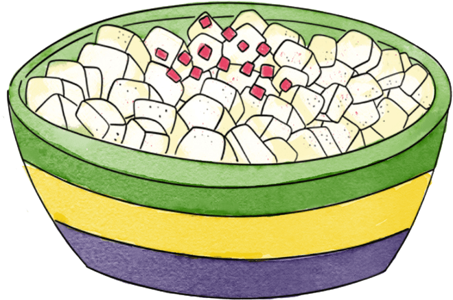 Salad Clipart Potato Salad - Clip Art Potato Salad Png (659x449)