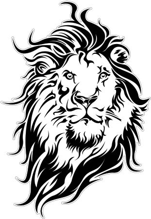 Collection Of Free Download On Ubisafe Printed - Wall Decals Lion (600x600)