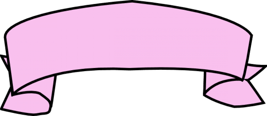 Free Png Download Transparent Tumblr Banners Png Images - Transparent Ribbon Banner Png (850x370)