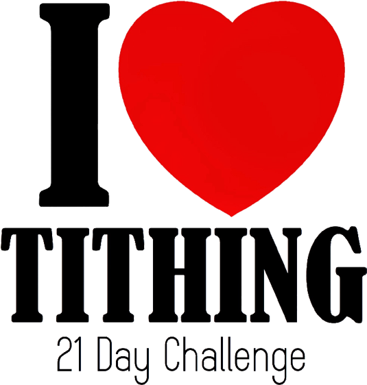 I Love Tithing Day Challenge Bring All - Heart (798x615)