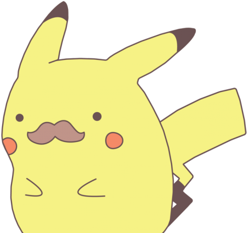 Pikachu Clipart Tumblr Transparent - Stop Scrolling Meme (501x472)