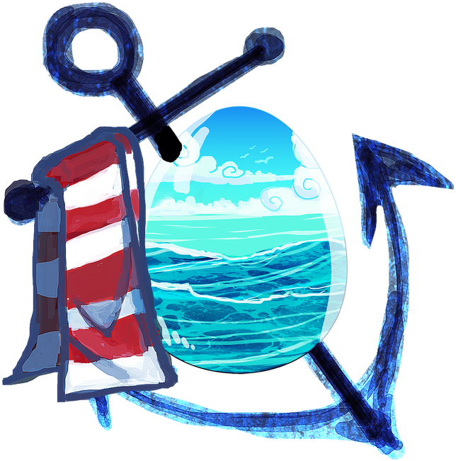 Nautical Theme Egg Auction // Closed By Chuuuki - Illustration (977x818)