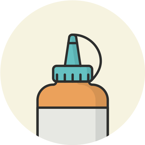 Adhesive Icon, Adhesive Icon, Classroom Icon, Draw - Glue Draw (512x512)