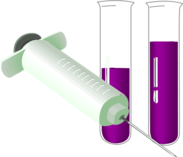 Blood Vial Clip Art N6 - Blood Test Clip Art (600x515)