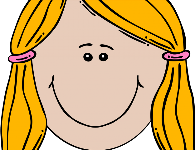 Cartoon Faces Cliparts Free Download Clip Art - Happy Face Cartoon Girl (640x480)