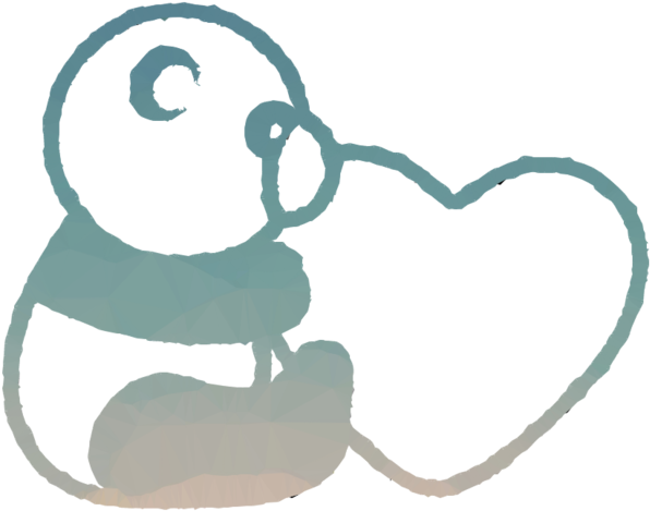 Kids Animal Canvas Print 331 Clipart Giant Panda Coloring - Panda (900x900)