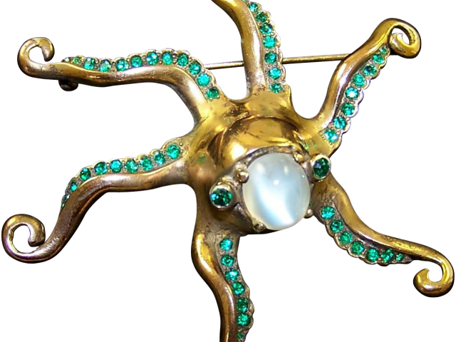 Vintage Clipart Octopus - Illustration (640x480)