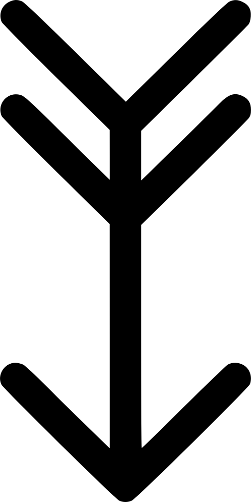 Vintage Down Comments - Arrow (490x980)