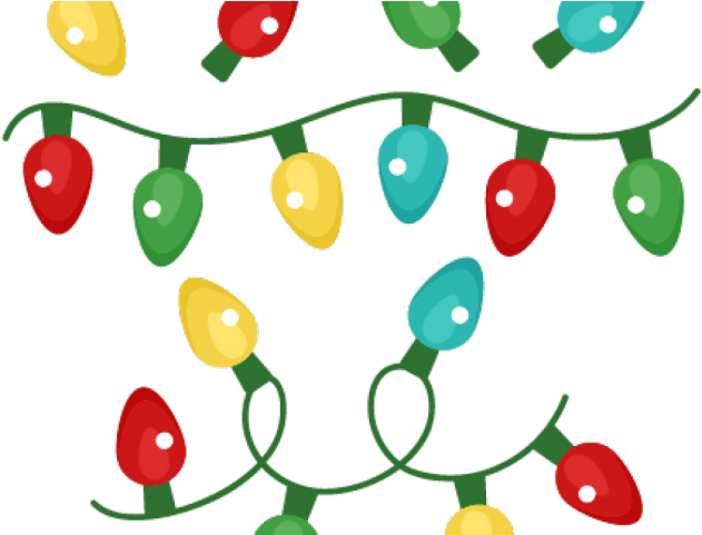 Christmas Lights Clipart Christmass - Christmas Lights Svg Free (640x480)