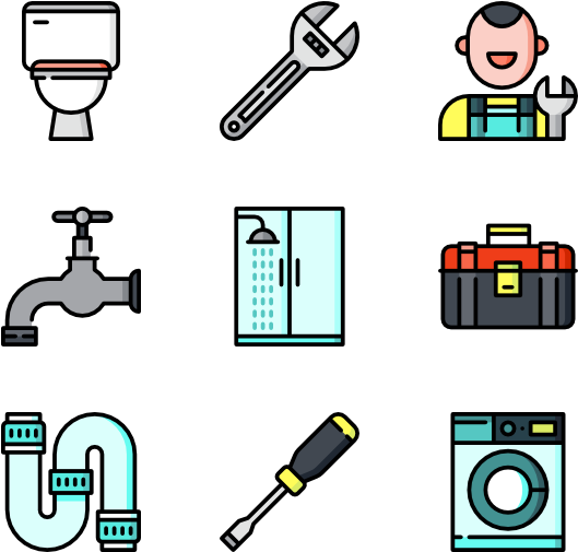 Plumber Tools And Elements - Plumber Tools And Elements (600x564)