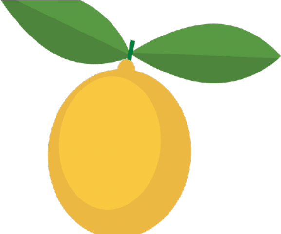 Lemon Clipart Fruit Single - Circle (640x480)