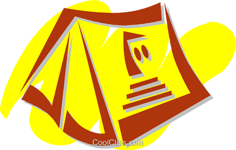 Teepees And Tents Royalty Free Vector Clip Art Illustration - Bakersfield Blaze (480x305)