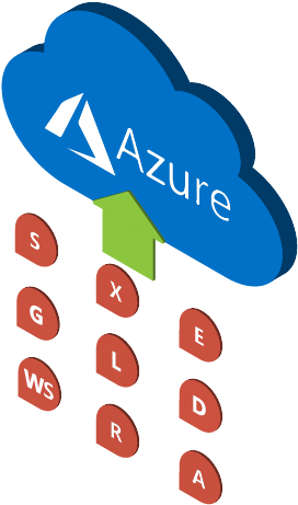 Compleo Icons Arranged Under Cloud - Compleo Icons Arranged Under Cloud (560x476)