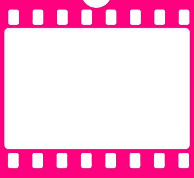 Pink Filmstrip Pic - Waterford Film Festival Logo (393x360)