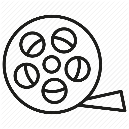 512 X 512 9 - Movie Icon Transparent Background (512x512)