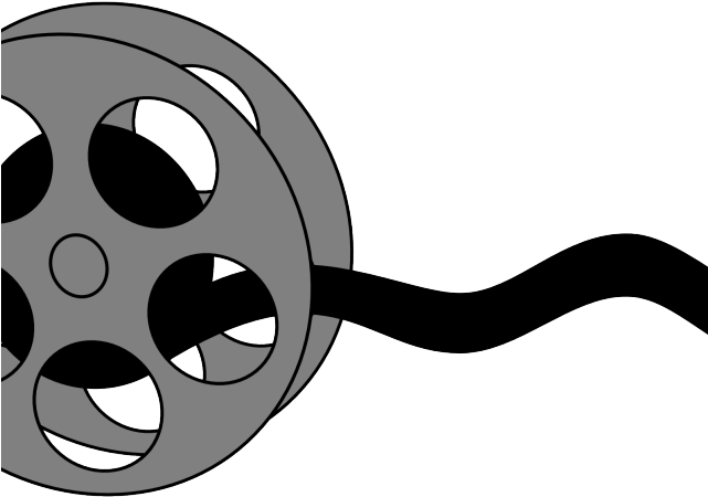 Filmstrip Clipart Cinema Reel - Transparent Background Film Reel Clipart (640x480)