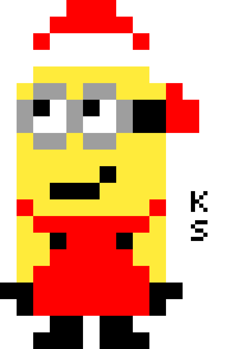 Christmas Minion - Model Dessin Pixel Facile (840x1176)