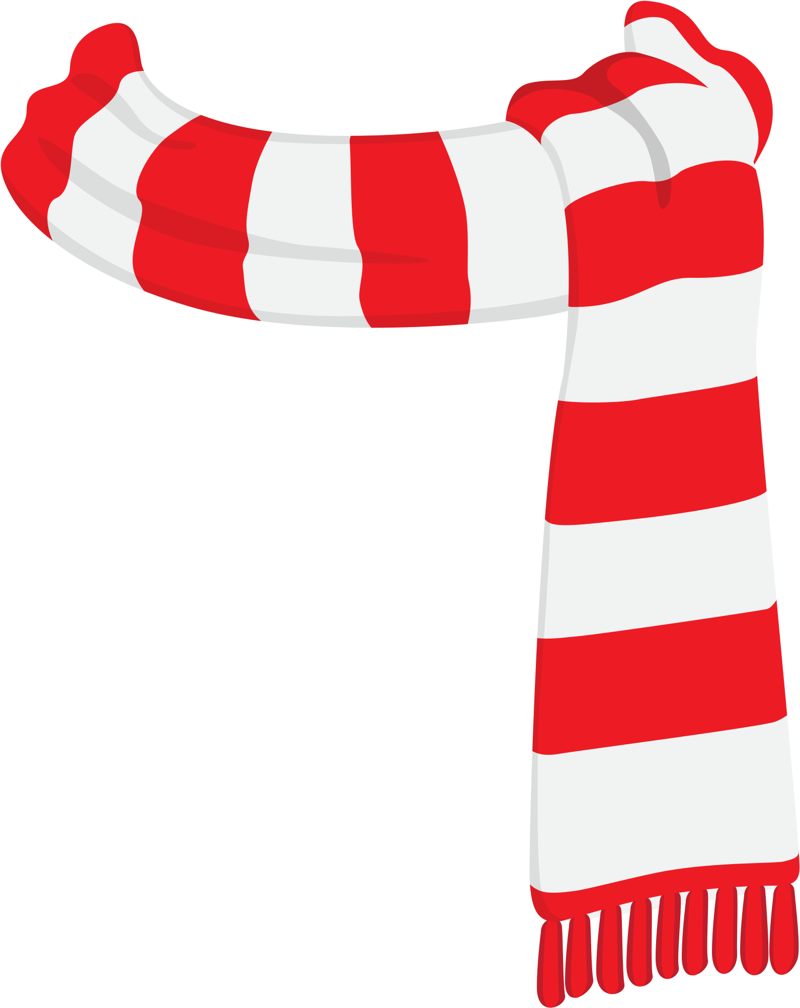 Sticker By Twitterverified Account - Striped Scarf Clipart (2048x2048)