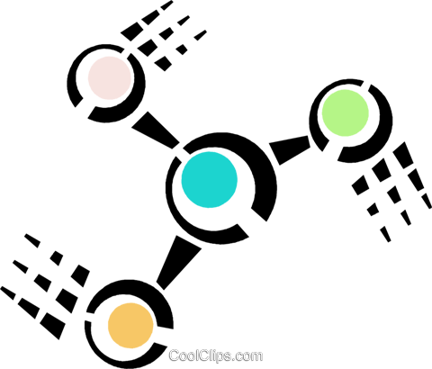 Molecules/atoms Royalty Free Vector Clip Art Illustration - Graphic Design (480x410)
