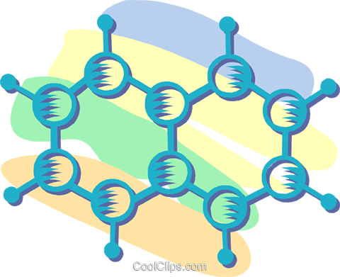 Molecules Royalty Free Vector Clip Art Illustration - Molecules Royalty Free Vector Clip Art Illustration (480x391)
