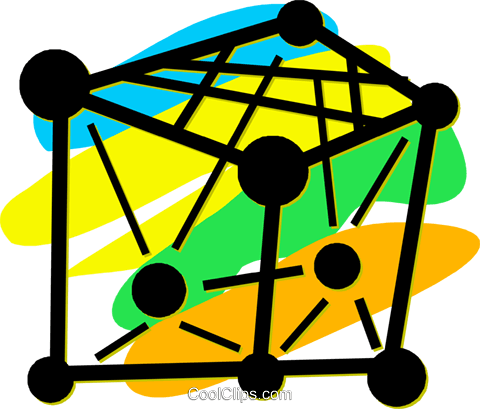 Molecules And Atoms Royalty Free Vector Clip Art Illustration - Molecules And Atoms Royalty Free Vector Clip Art Illustration (480x409)