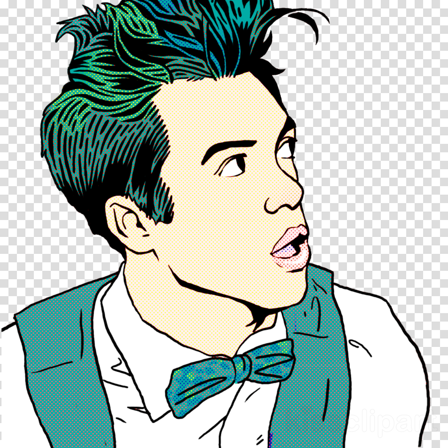 Brendon Urie Drawing Clipart Brendon Urie Panic At - Brendon Urie Panic At The Disco Drawings (900x900)