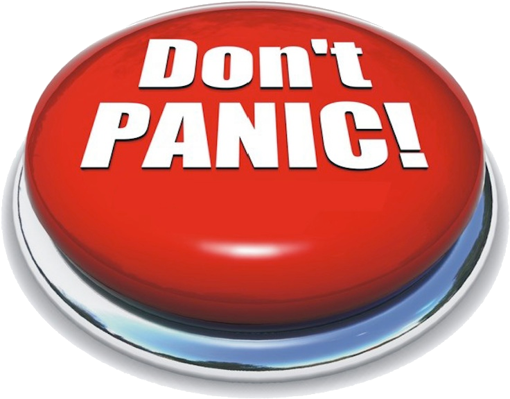 [app] Lois Sécuritaires - Don T Panic Button Png (990x660)