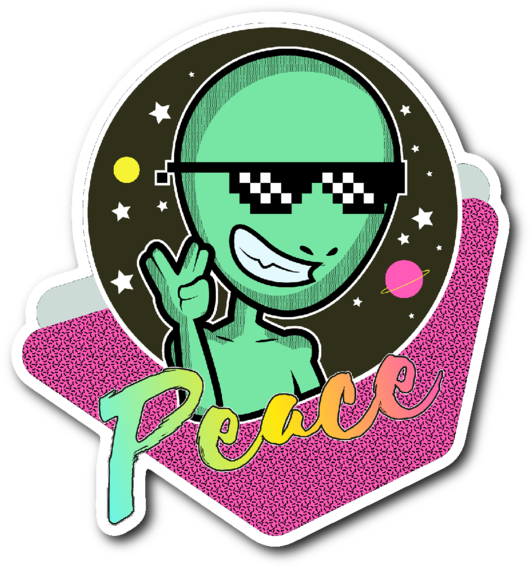 Products Tagged Alien J S Graphics Peace - Mug (600x600)