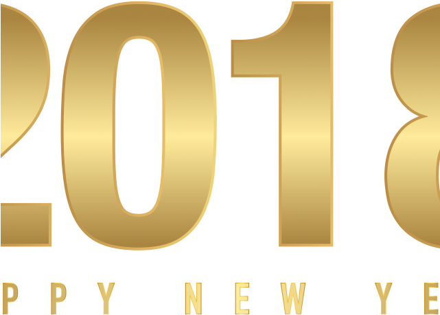 New Year Clipart Gold - Graphic Design (640x480)