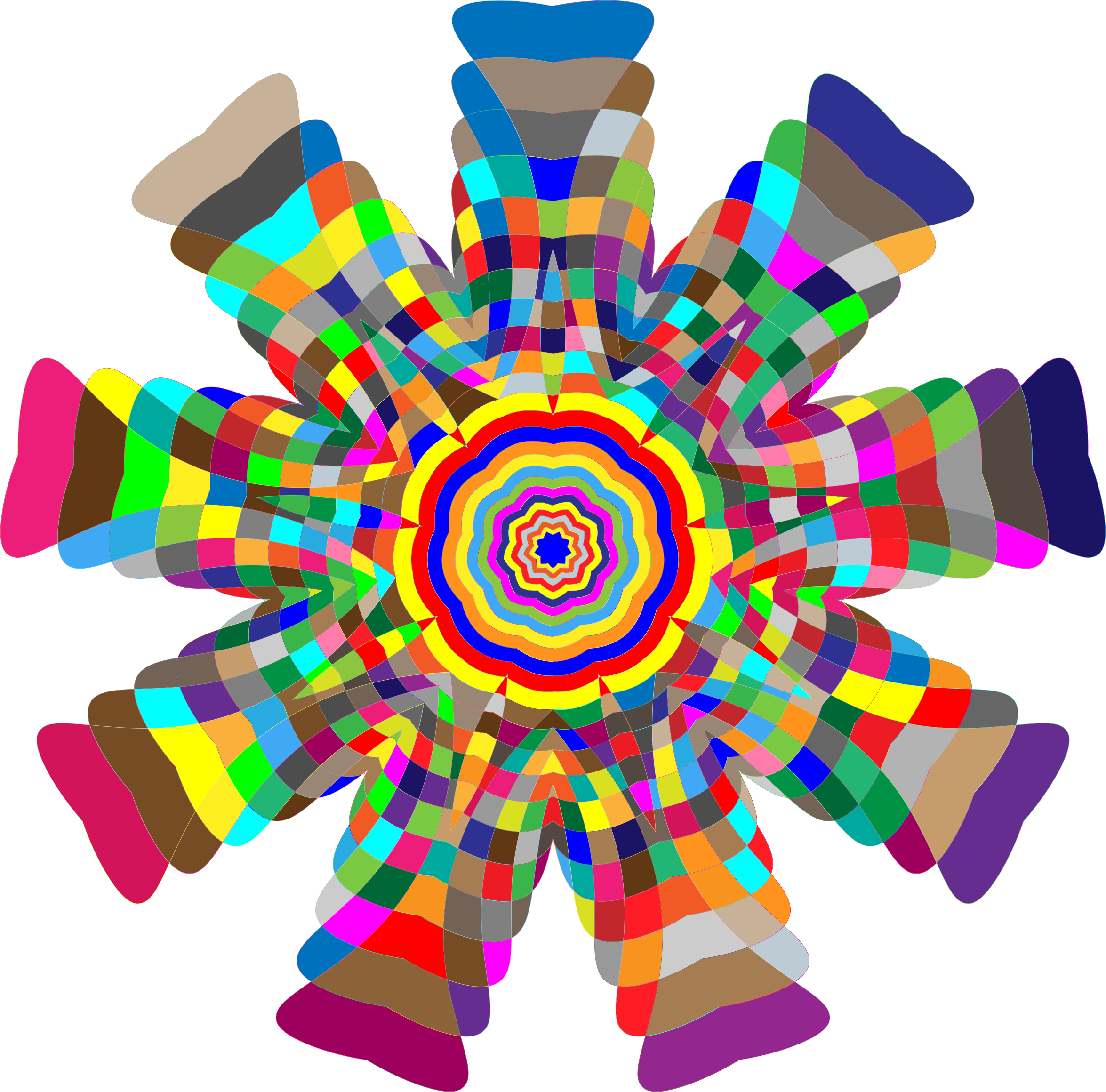 Big Image - Colors Geometric Png (2350x2320)