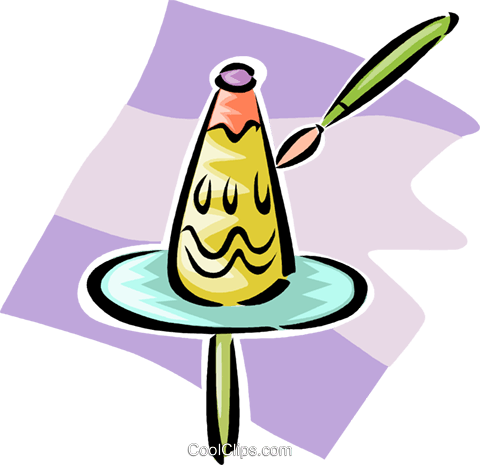 Painting A Vase Royalty Free Vector Clip Art Illustration - Painting A Vase Royalty Free Vector Clip Art Illustration (480x465)