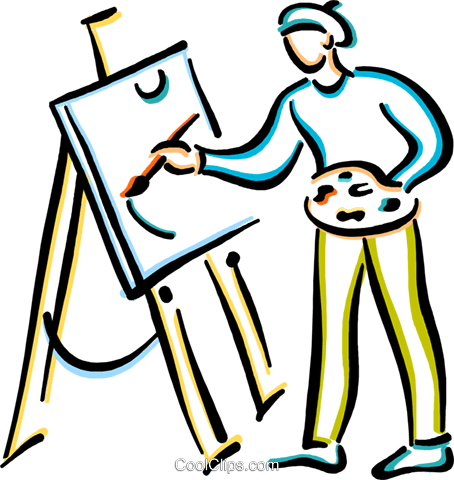 Png Of Artists Painting - Art Show (454x480)