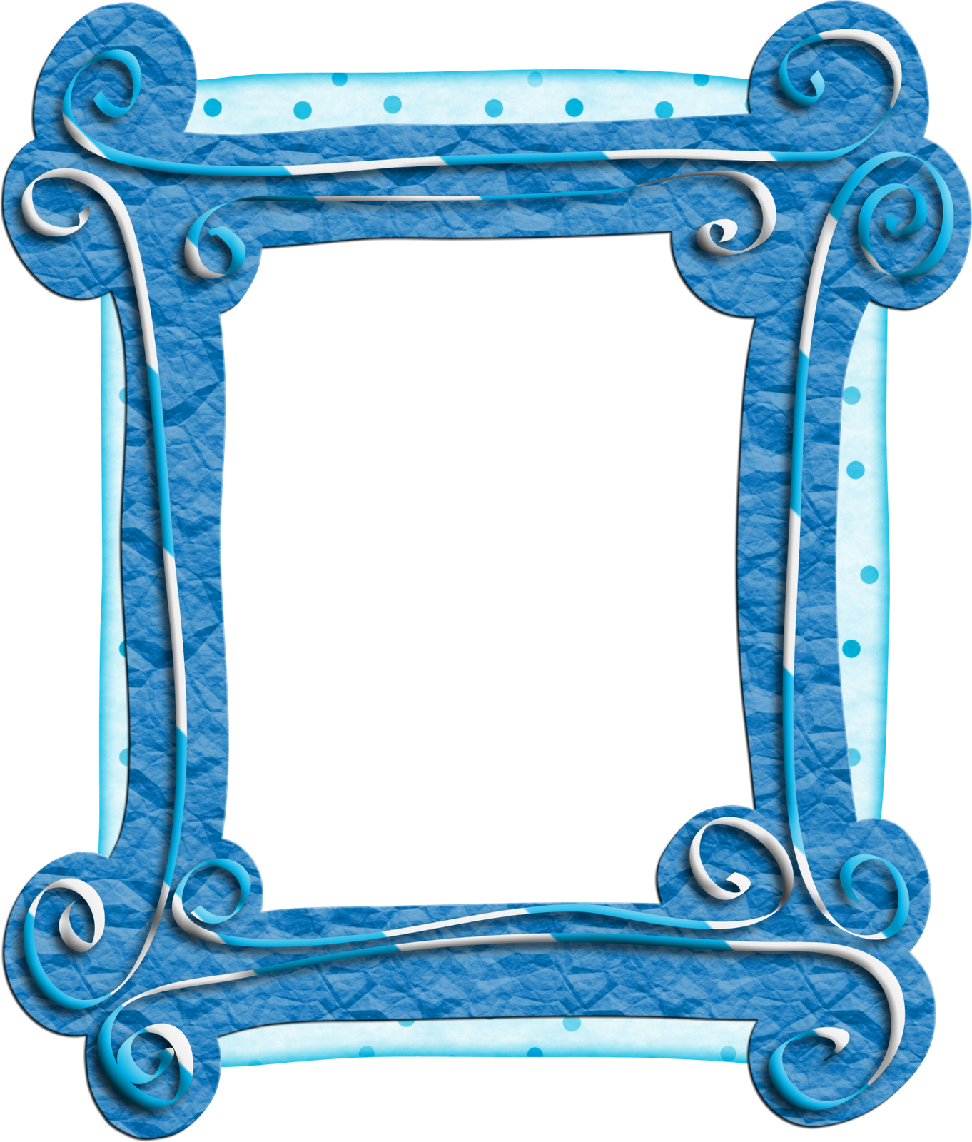 Thank You So Much For Visiting & I Could Really Use - Blue Border Frame (1362x1600)