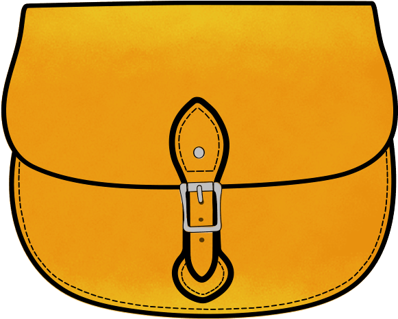 Medium Sporran In Mustard English Leather - Medium Sporran In Mustard English Leather (1000x1000)