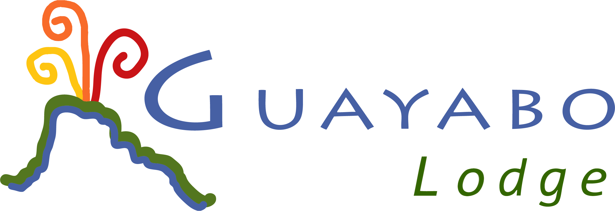 Guayabo Lodge Hotel Costa Rica Official Logo - Guayabo Lodge Logo (2501x858)