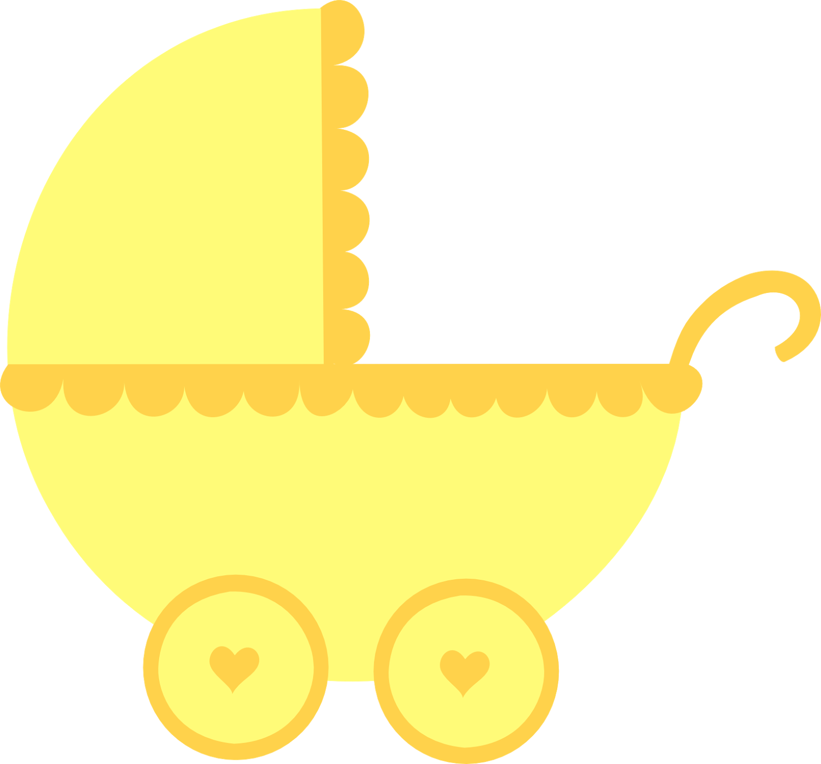 Clip Art - Carrinho De Bebe Desenho (1600x1489)