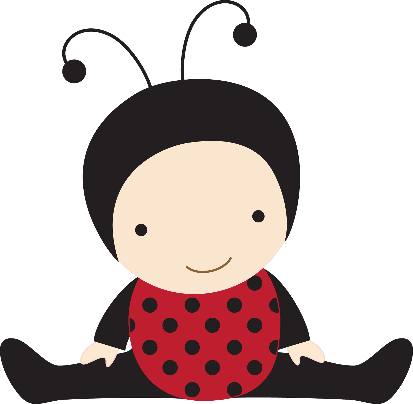 Ladybug Baby Clip Art Gallery - Baby Ladybug Clipart (1586x1553)